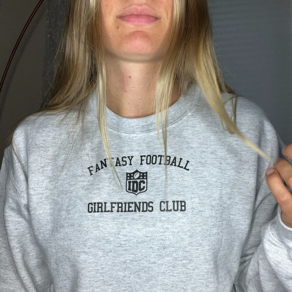 NWT Fantasy Football Girlfriends Club Crewneck Sweater - Picture 3 of 5